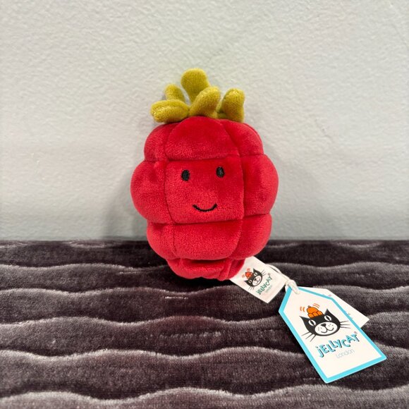 RARE Jellycat Fabulous Raspberry BNWT - Picture 2 of 4